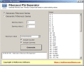 Screenshot of Fibonacci Phi Generator 1.0