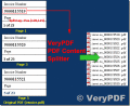 Screenshot of VeryPDF PDF Content Splitter Command Line 2.0