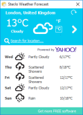 Screenshot of SterJo Weather Forecast 1.0