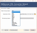 Screenshot of EML to Outlook 2007 PST 6.0