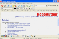 Screenshot of RoboAuthor 2016.7.8