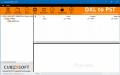 Screenshot of DXL to PST Backup Tool 1.2
