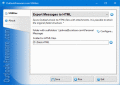 Экспортирует сообщения Outlook в HTML файлы.