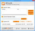 Screenshot of Convert PST file to iCal 1.0