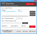 Screenshot of Convert PST to MBOX Thunderbird profile 1.1