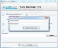 Screenshot of Softaken AOL Backup 1.0