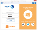 Screenshot of Cigati Hotmail Backup Tool 19.0
