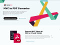 Screenshot of MVC to PDF Converter 2022.1