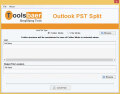 Screenshot of ToolsBaer PST Split Tool 1.0