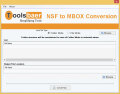 ToolsBaer NSF to MBOX Conversion