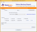 Screenshot of DataVare Yahoo Backup Expert 1.0
