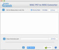 Screenshot of ToolsCrunch Mac PST to MSG Converter 1.0