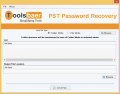 Screenshot of Toolsbaer Outlook Password Recovery 1.0
