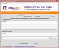Screenshot of Datavare MSG to HTML Converter 1.0