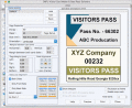Software to designs visitor gate pass for mac