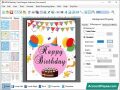 Online birthday cards tool craft colored card