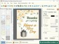 Software makes greeting cards instantly.