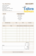 Free Excel invoice template for hotel/motel