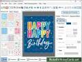 Screenshot of Make Birthday Cards Software 6.0.3.2