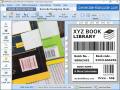 Library books barcode label generating tool
