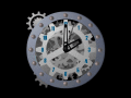 Screenshot of 7art Mechanical Clock ScreenSaver 1.1