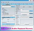 Screenshot of KRyLack Archive Password Recovery 3.70