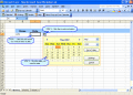 Screenshot of Pop-up Excel Calendar 1.5.5