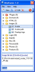 Screenshot of WinPaster 1.2.0