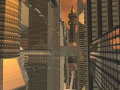 Screenshot of Future City 3D Screensaver 1.01.2