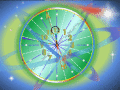 Screenshot of Electron Clock ScreenSaver 2.5