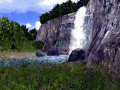 Screenshot of 3D Living Waterfall Screensaver 1.01.2