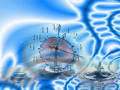 Screenshot of Bubble Clock ScreenSaver 2.3