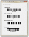 Screenshot of Technoriver Free Barcode SDK 1.0