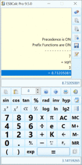 Screenshot of ESBCalc Pro - Scientific Calculator 9.0.2