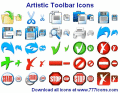 Screenshot of Artistic Toolbar Icons 2015.1