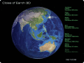 Screenshot of Cities of Earth Free 3D Screensaver 2.1