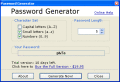 Screenshot of Password Generator Software 2.3