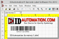 Screenshot of IDAutomation Barcode Label Pro Software 5.13