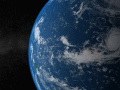 Screenshot of Solar System - Earth 3D screensaver 1.4