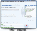 Screenshot of MS Access to MySQL Converter Program 2.0.1.5