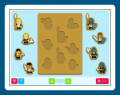 Computer version of wooden inset puzzles.