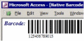 Screenshot of MS Access Barcode Integration Kit 2008