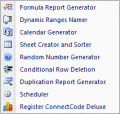 Screenshot of ConnectCode Deluxe Add-In for Excel 1.0