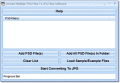 Screenshot of Convert PSD to JPG Software 7.0