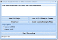Screenshot of Convert FLV to MPEG or AVI Software 7.0