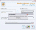 Screenshot of MS Access Database Converter 2.0.1.5