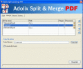 Screenshot of Adolix Split and Merge PDF 2.1