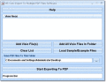 Screenshot of MS Visio Export To Multiple PDF Files Software 7.0