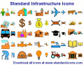 Screenshot of Standard Infrastructure Icons 2008.2