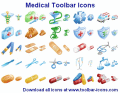 Over 300 medical and health care icons